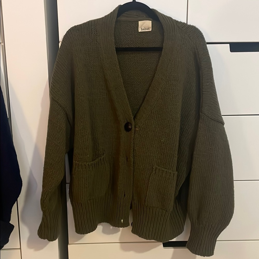 Babaa No17 Cardigan in Alfa